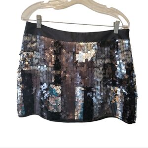 Express Sequined Mini Skirt Size 10